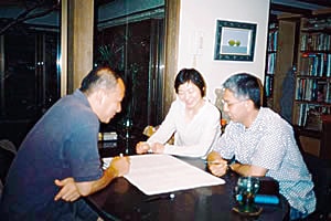 NO1 基本設計（ラフプラン）の打合せ風景