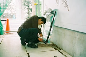 No.12 ガラス取付