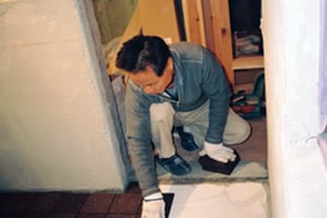 No.42 浴室タイル貼り工事